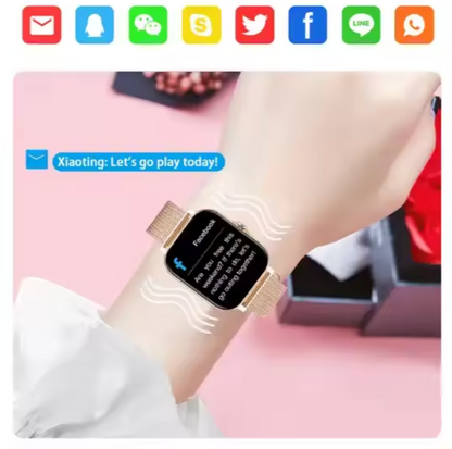 ChicTime-smartwatch voor vrouwen met fitness- en gezondheidsmonitoring