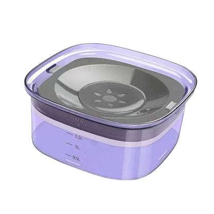 CleanPet Auslaufsicherer Wassernapf für Hunde und Katzen mit spritzgeschütztem Design