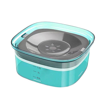 CleanPet Auslaufsicherer Wassernapf für Hunde und Katzen mit spritzgeschütztem Design