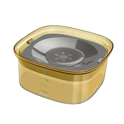 CleanPet Auslaufsicherer Wassernapf für Hunde und Katzen mit spritzgeschütztem Design