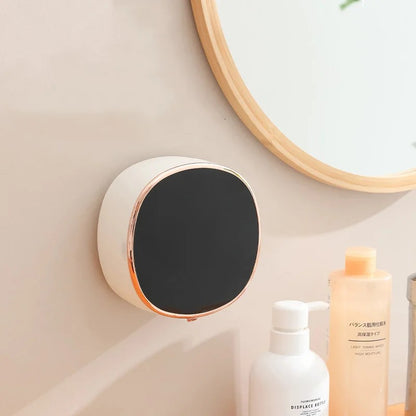 Cleon automatische zeepdispenser met contactloze sensor, led-display en oplaadbare wandbevestiging