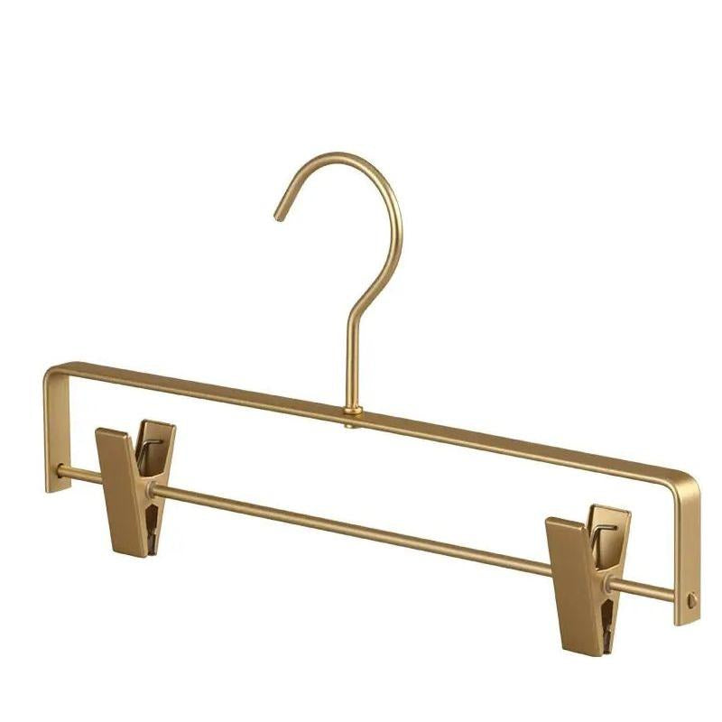 ClipEase matte broekhangers met antislipklemmen, set van 5
