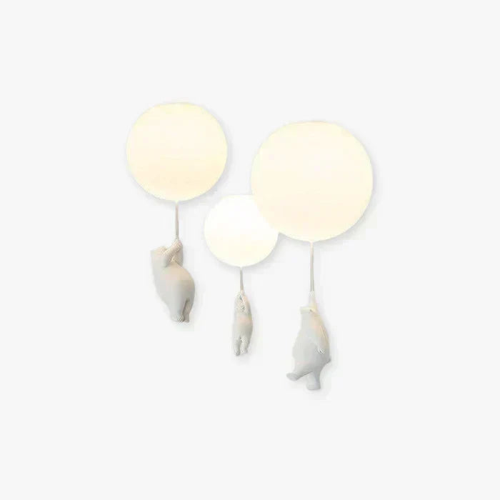 CloudBear Deckenleuchte fürs Kinderzimmer mit Bär, Ballon und integrierter LED