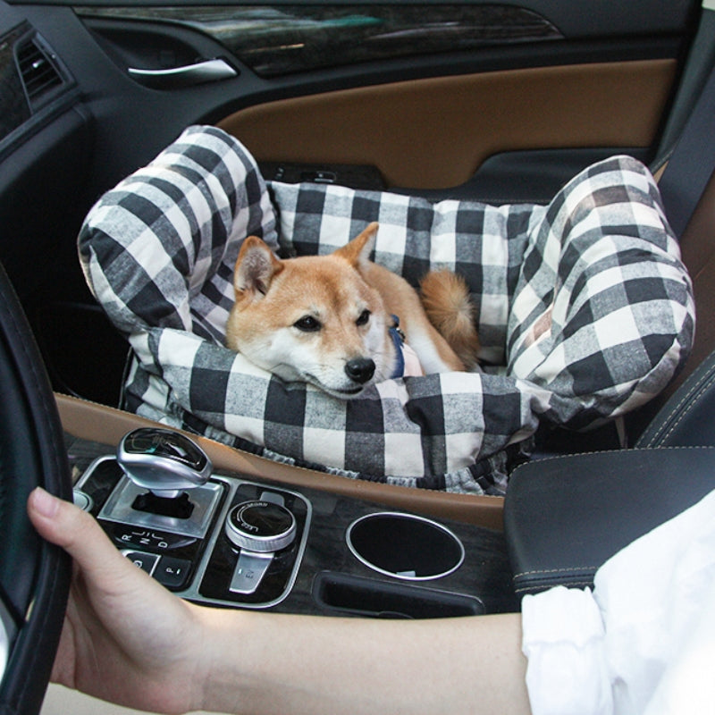 ComfyRide-Hundeautositz, weiches Reisebett und Transporttasche für Haustiere