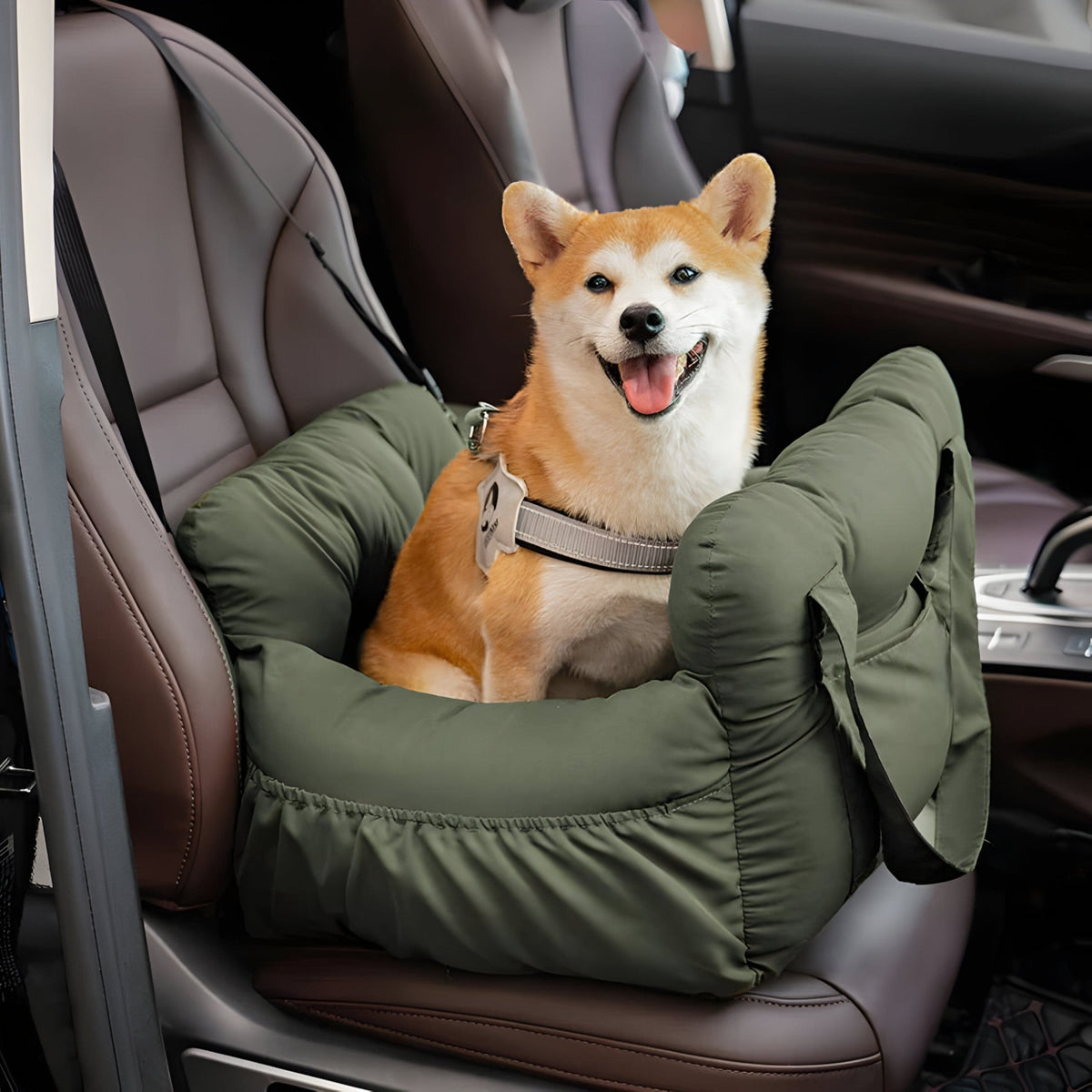 ComfyRide-Hundeautositz, weiches Reisebett und Transporttasche für Haustiere