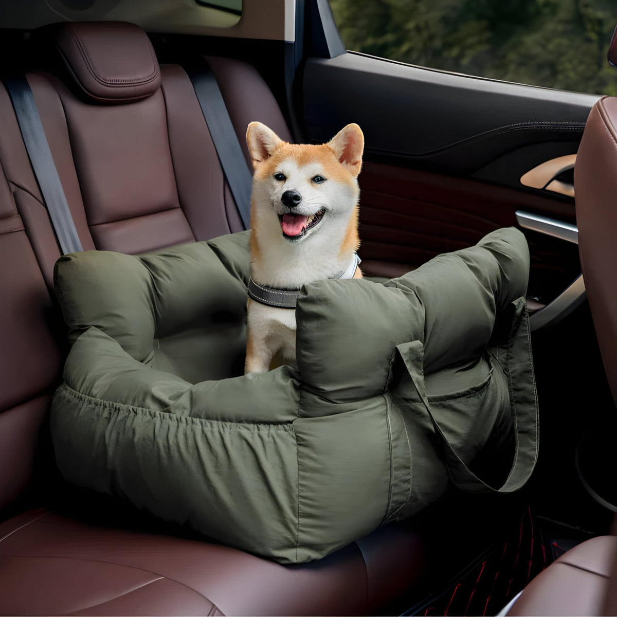 ComfyRide-Hundeautositz, weiches Reisebett und Transporttasche für Haustiere