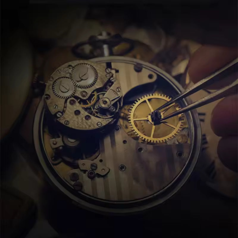 CopperTime antike Wanduhr im industriellen Kupferstil für Zuhause und Büro