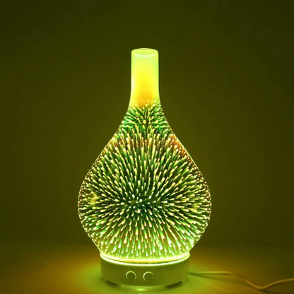 CosmicBreeze Diffusore per aromaterapia con luce LED, nebulizzazione profumata e umidificatore