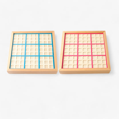 Daan, gioco da tavolo Sudoku in legno con cassetto portaoggetti