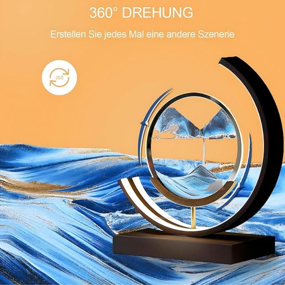 Deep Sea Sandscapes – Beleuchtete Sandkunst für eine entspannte Einrichtung