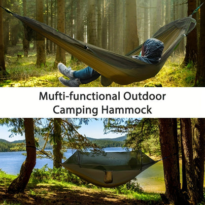Doppel-Campinghängematte mit Moskitonetz für Outdoor-Aktivitäten und Reisen