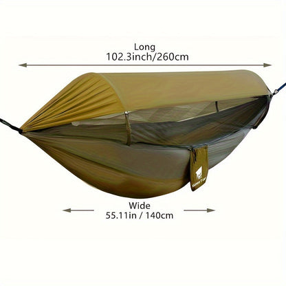 Doppel-Campinghängematte mit Moskitonetz für Outdoor-Aktivitäten und Reisen
