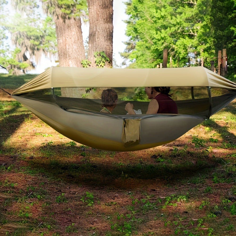 Doppel-Campinghängematte mit Moskitonetz für Outdoor-Aktivitäten und Reisen