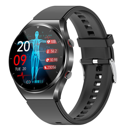 HealthGuard Pro Smartwatch mit Fitnessmessung, Schrittzähler und Schlaftracking