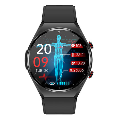 HealthGuard Pro Smartwatch mit Fitnessmessung, Schrittzähler und Schlaftracking