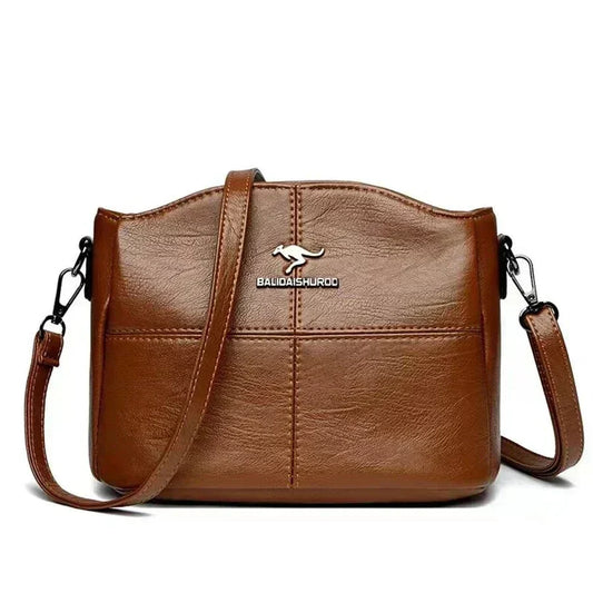 Elegante crossbodytas van echt leer – praktische schoudertas voor dames