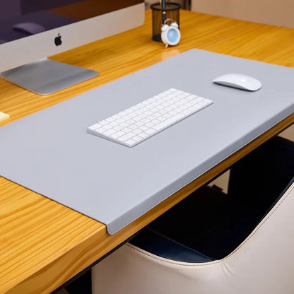 Ergonomische Schreibtischunterlage aus PU-Leder mit Handgelenkstütze