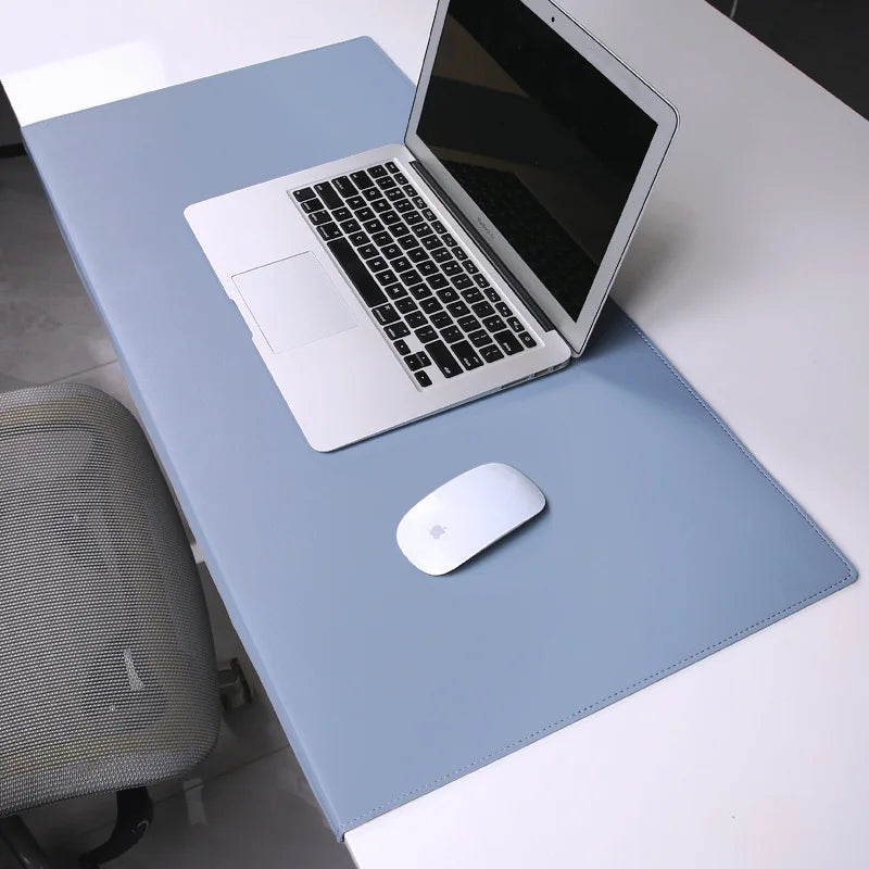 Ergonomische Schreibtischunterlage aus PU-Leder mit Handgelenkstütze