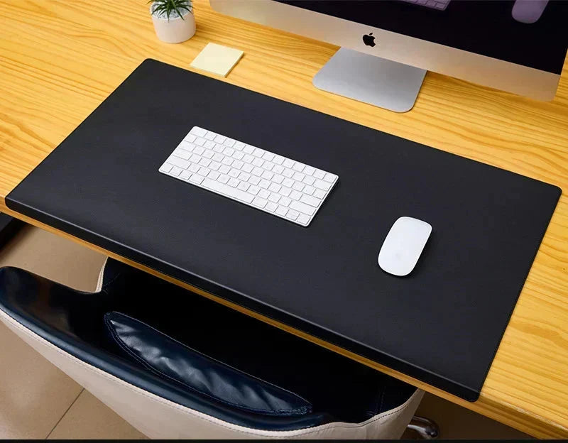 Ergonomische Schreibtischunterlage aus PU-Leder mit Handgelenkstütze