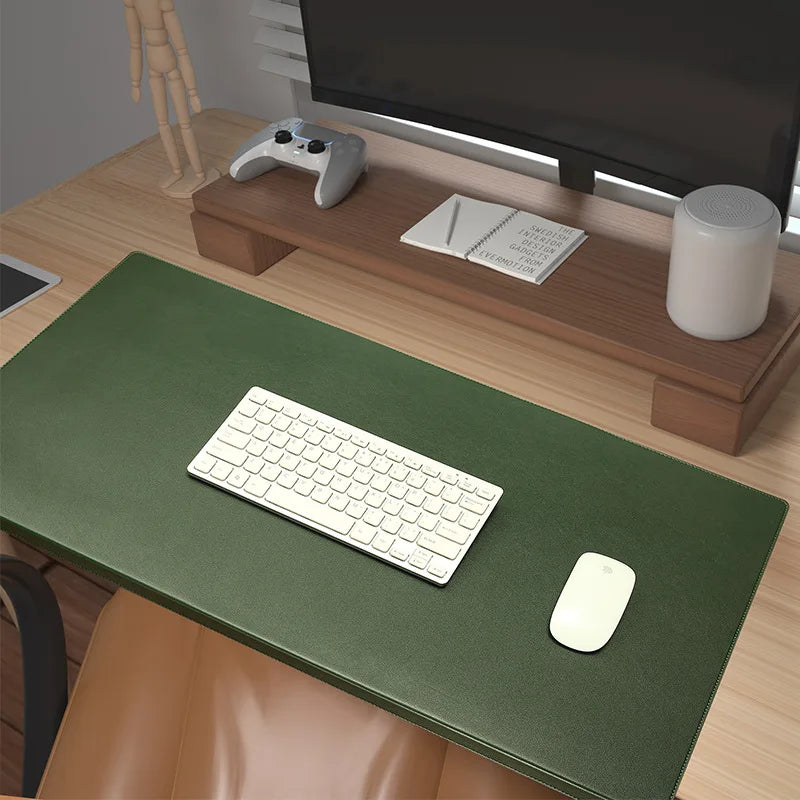 Ergonomische Schreibtischunterlage aus PU-Leder mit Handgelenkstütze