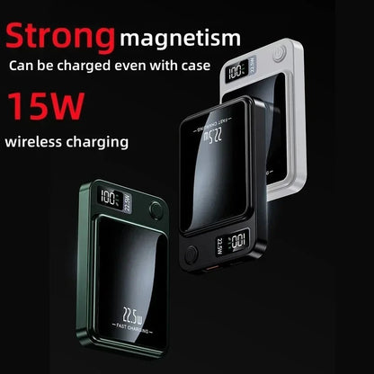 FasterCharge Pro Magnetische kabellose Powerbank mit 22,5 W Schnellladen und MagSafe-Ladegerät