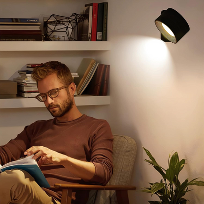 FlexiLamp Kabellose, wiederaufladbare 360°-LED-Wandleuchte