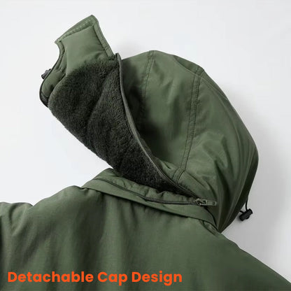 Isolierte Outdoorjacke – Wasser- und winddicht für Herbst und Winter