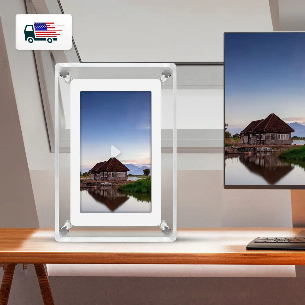 GlowFrame Digitaler HD-Multimedia-Bilderrahmen