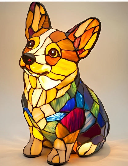 Lampada per cani GlowPaw in acrilico con luce LED calda e USB