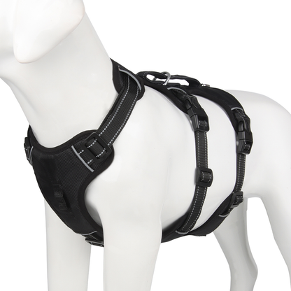 GripGuard Reflektierendes Hundegeschirr mit Anti-Zug-Funktion und verstellbarem, sicherem Sitz