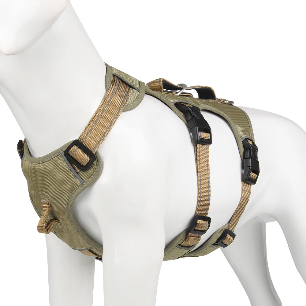 GripGuard Reflektierendes Hundegeschirr mit Anti-Zug-Funktion und verstellbarem, sicherem Sitz
