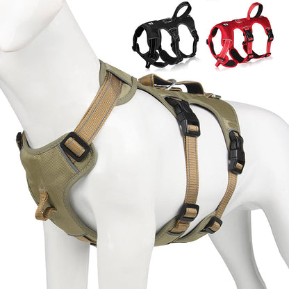 GripGuard Reflektierendes Hundegeschirr mit Anti-Zug-Funktion und verstellbarem, sicherem Sitz