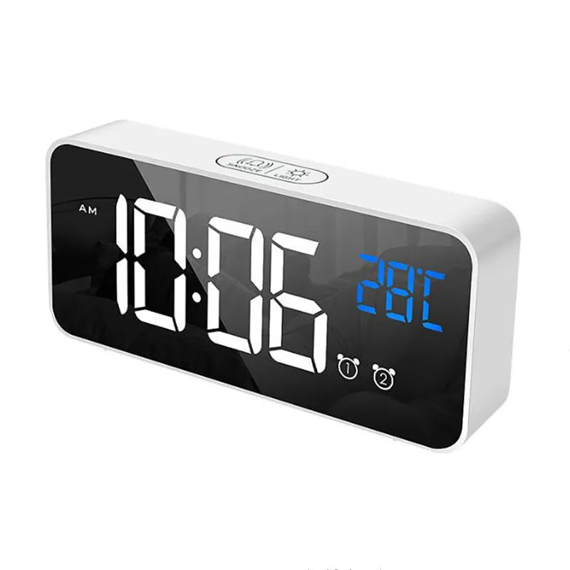 Harmonix intelligenter LED-Wecker mit Musik, Temperatur und Luftfeuchtigkeit