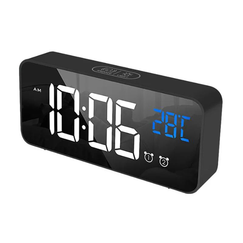 Harmonix intelligenter LED-Wecker mit Musik, Temperatur und Luftfeuchtigkeit