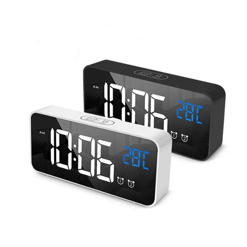 Harmonix intelligenter LED-Wecker mit Musik, Temperatur und Luftfeuchtigkeit
