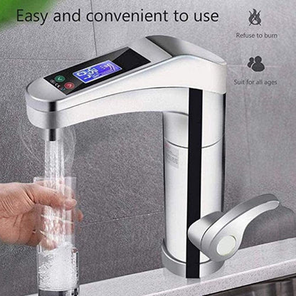 Rubinetto elettrico per acqua calda istantanea con display LED della temperatura