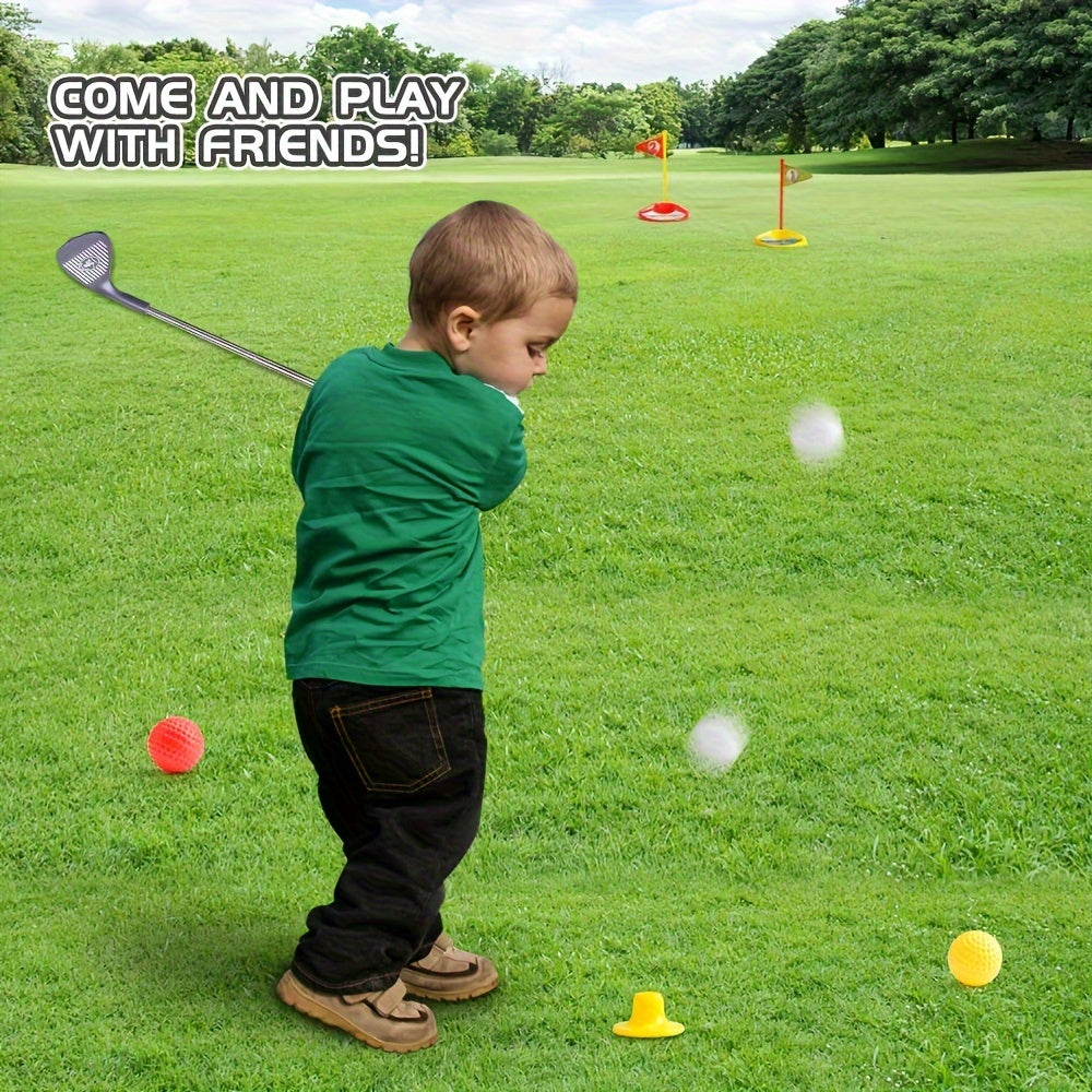 Verstelbaar golfspel voor kinderen, binnen- en buitenspeelgoed, 3-8 jaar