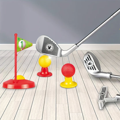 Verstelbaar golfspel voor kinderen, binnen- en buitenspeelgoed, 3-8 jaar