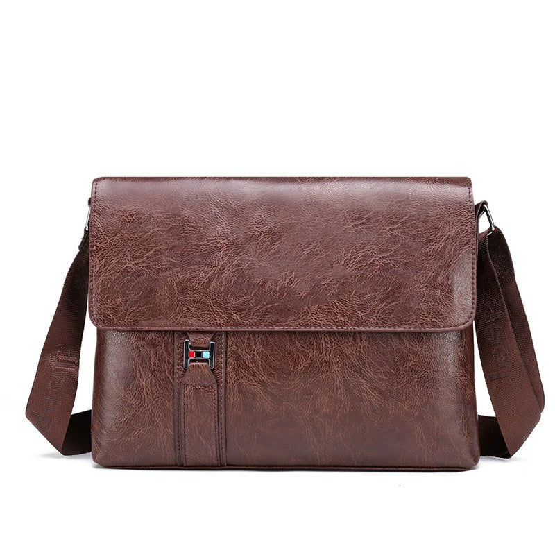Lars große Schultertasche aus Leder für Laptop und Arbeit