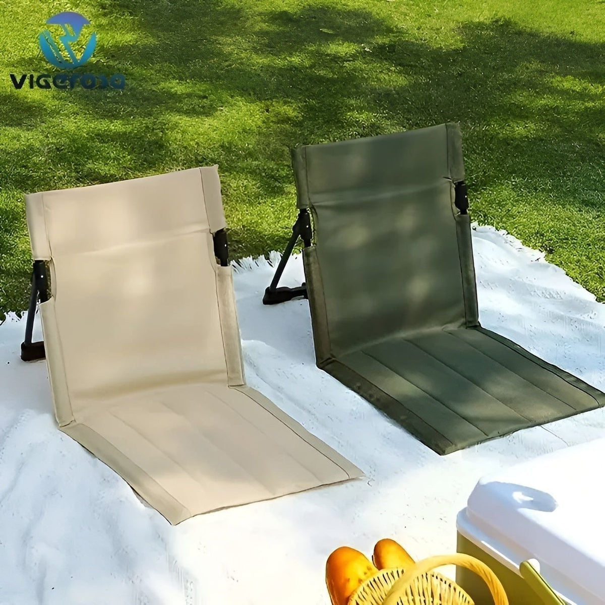 LeisureFold draagbare, opvouwbare campingstoel – lichtgewicht stoel