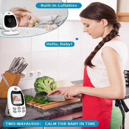 LittleGuard kabelloses Babyphone mit Video, Nachtsicht und Gegensprechfunktion