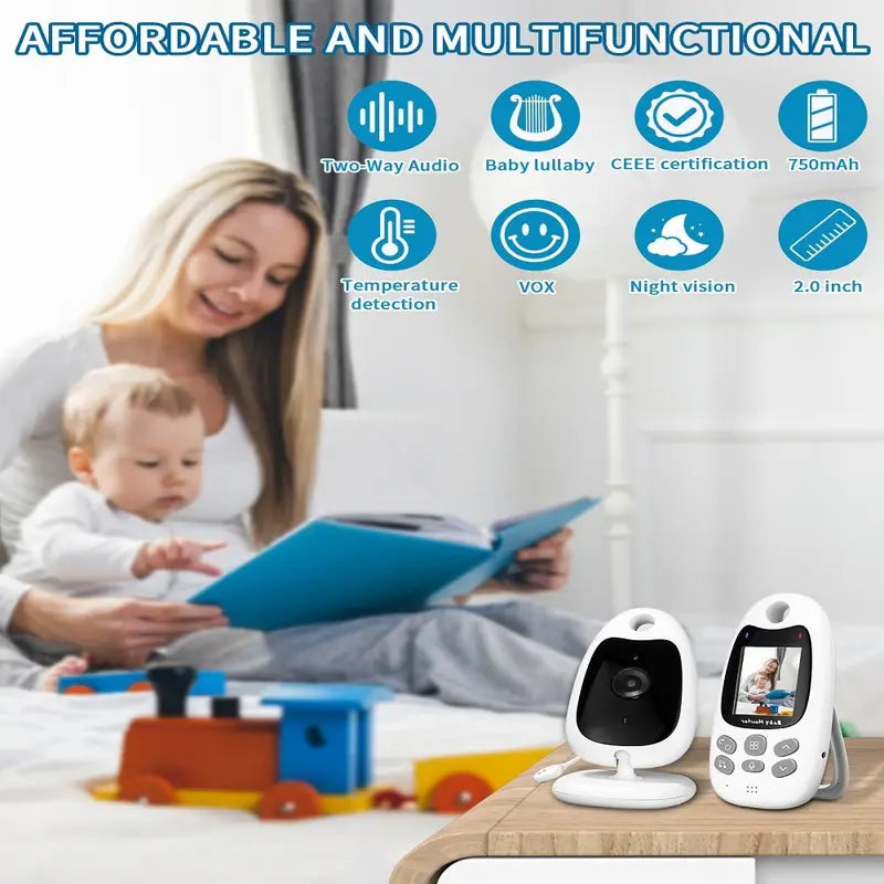LittleGuard kabelloses Babyphone mit Video, Nachtsicht und Gegensprechfunktion