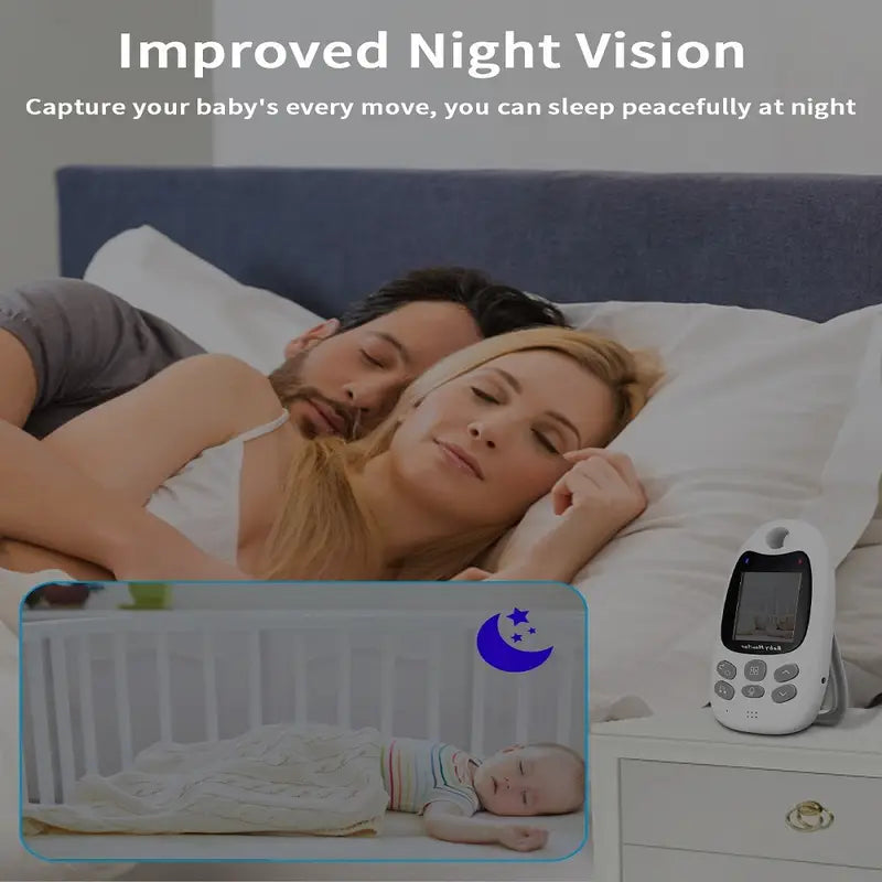 LittleGuard kabelloses Babyphone mit Video, Nachtsicht und Gegensprechfunktion