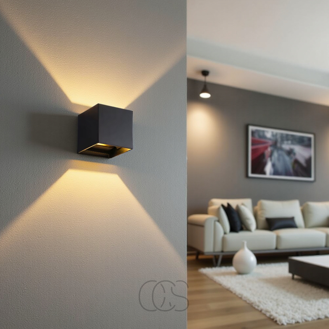Luxe wandlamp met bewegingssensor en warm LED-licht van 2700K