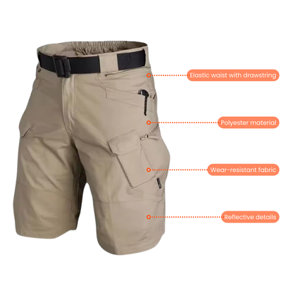 Pantaloncini cargo da uomo per attività all’aperto – resistenti, elasticizzati e ad asciugatura rapida