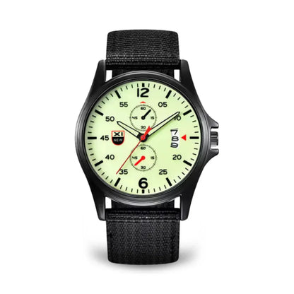 Militärische Quarzuhr mit leichtem Nylonarmband und taktischem Design