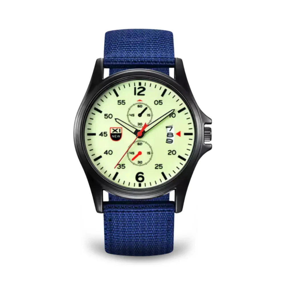 Militärische Quarzuhr mit leichtem Nylonarmband und taktischem Design