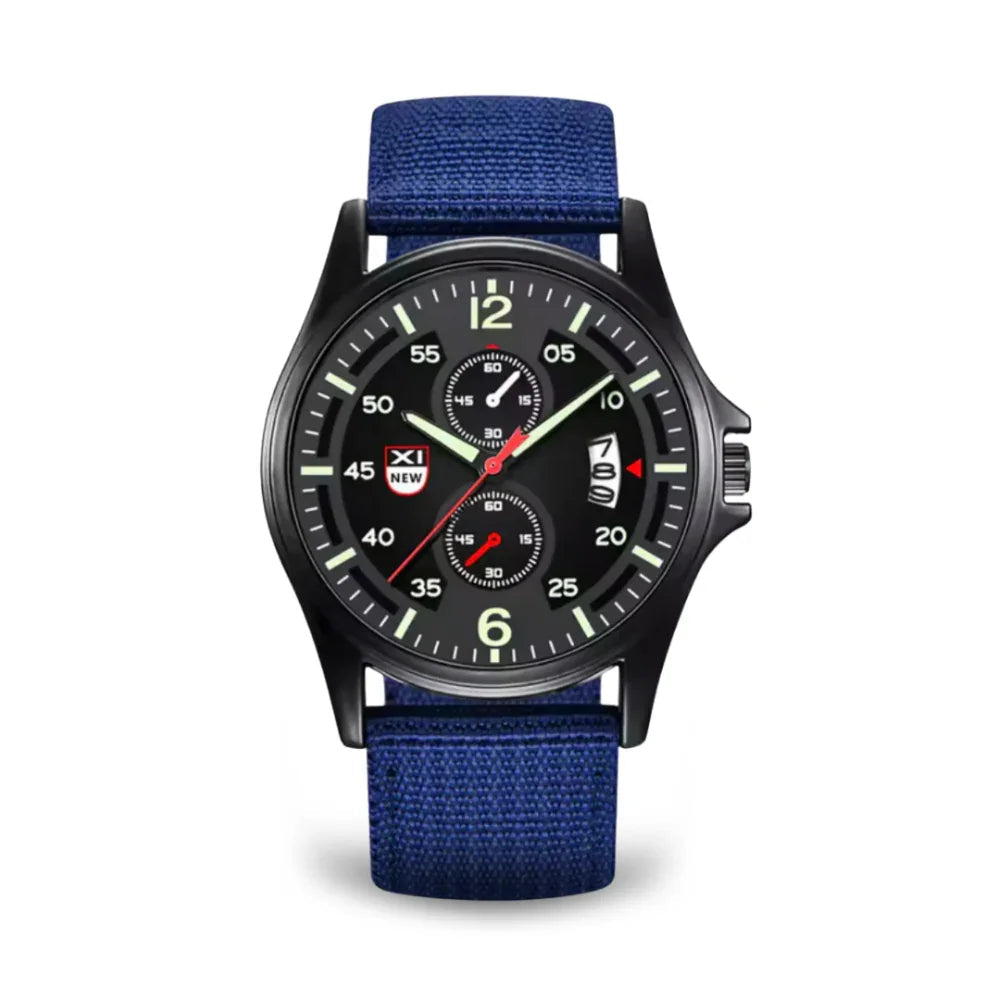 Militärische Quarzuhr mit leichtem Nylonarmband und taktischem Design