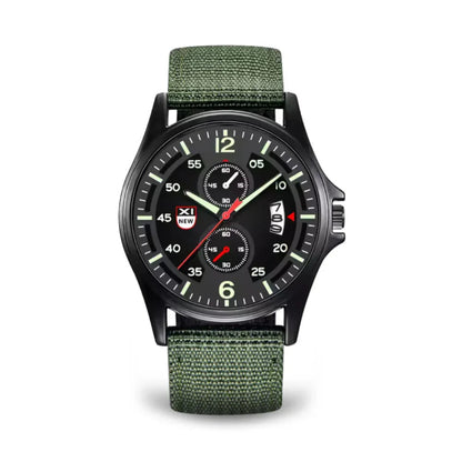 Militärische Quarzuhr mit leichtem Nylonarmband und taktischem Design