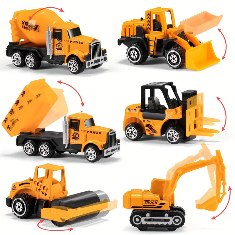 MiniTruck-bouwvoertuigenspeelset voor creatieve kinderen